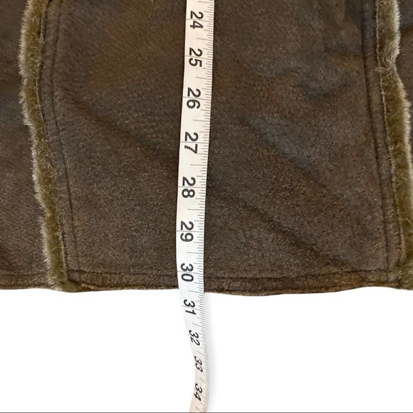 Vintage WINLIT Shearling Leather Coat, like new condition Hooded w/Faux Fur M - Picture 8 of 8